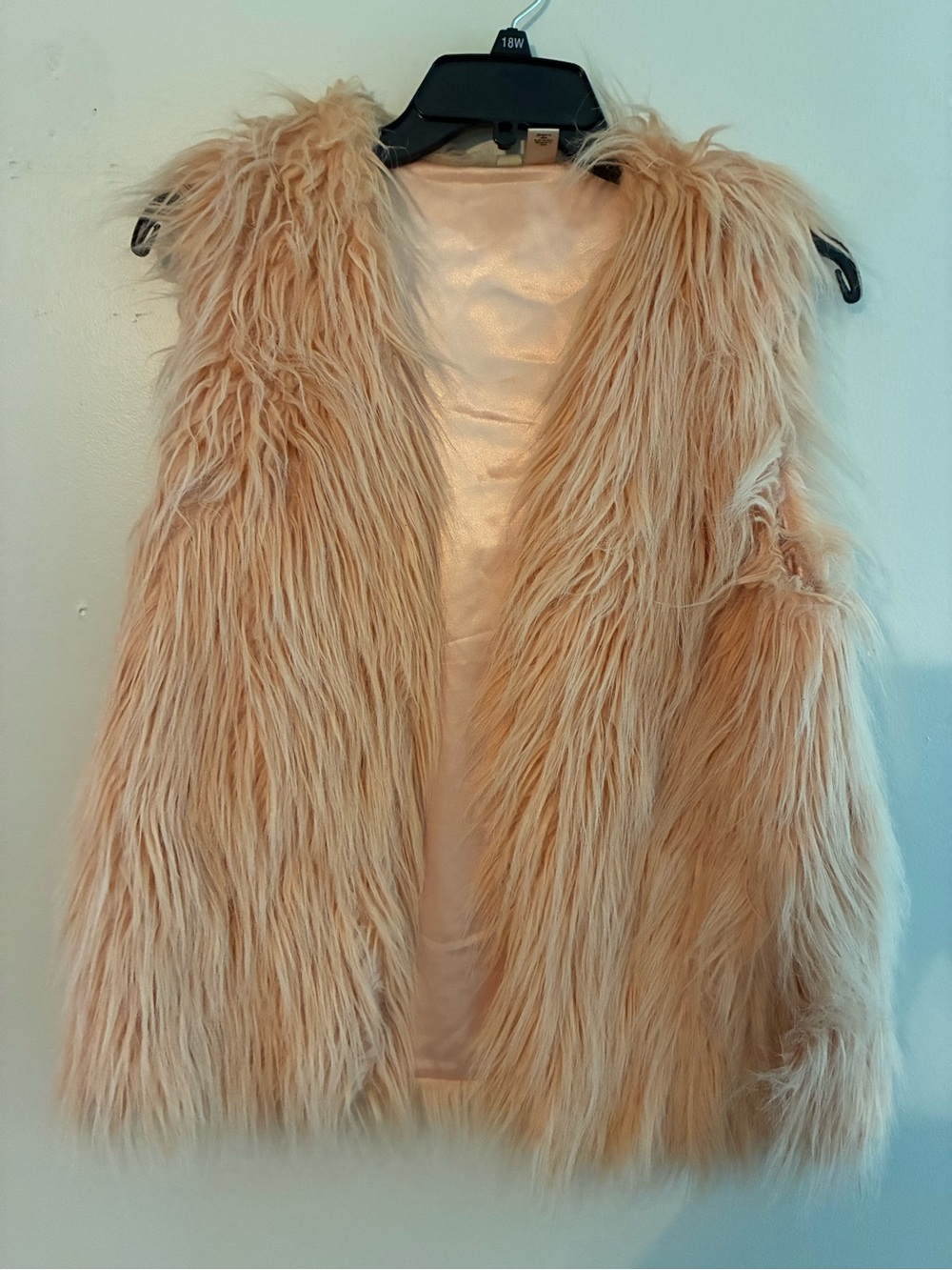 Women’s Faux Fur Vest - Blush Pink